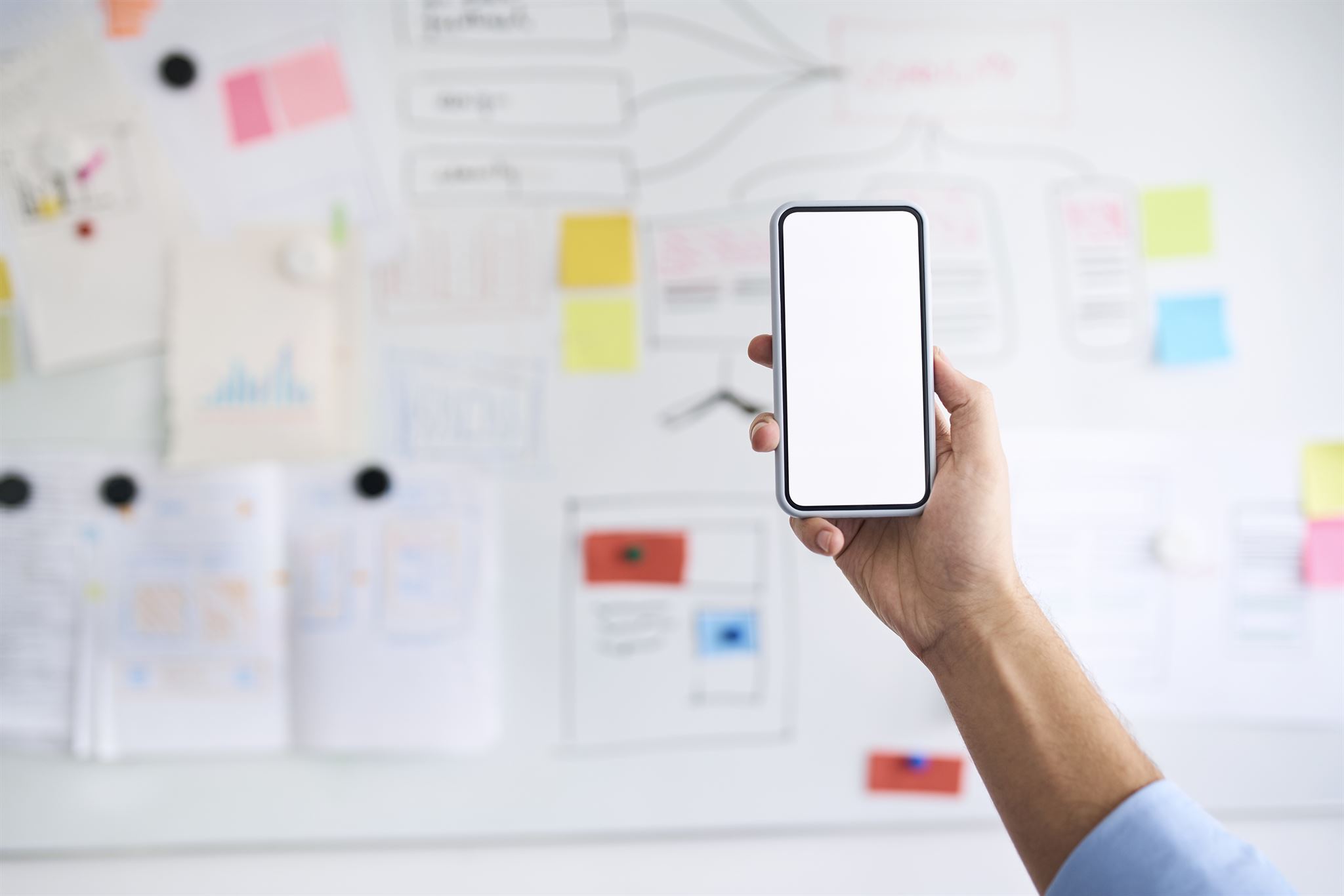 Custom mobile app interface