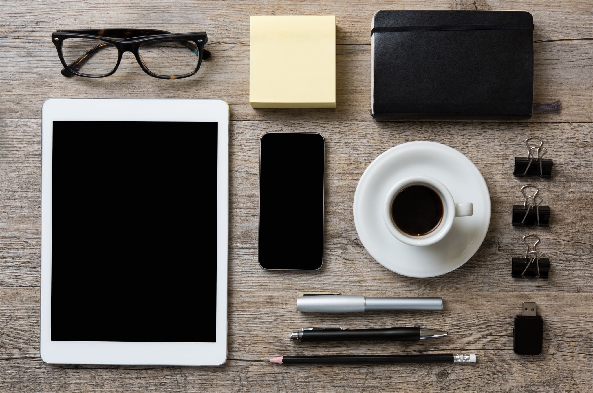 Custom business application on tablet
